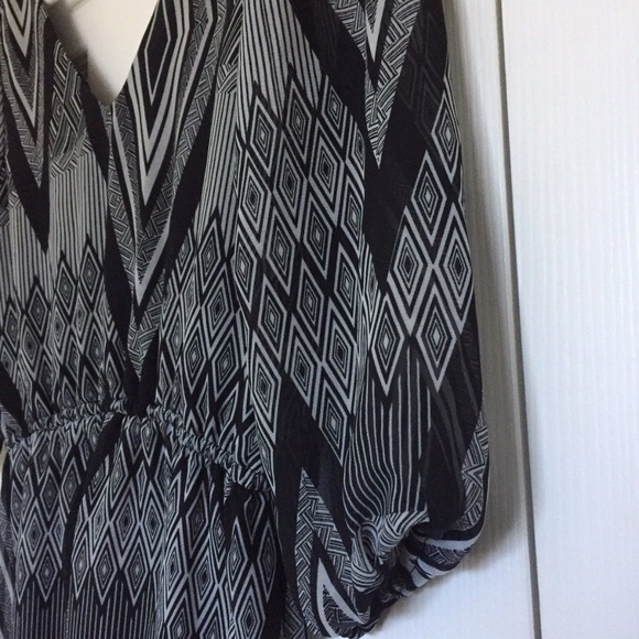 Bebop Dress Medium Black Gray 28" Elastic Waist - Picture 3 of 7